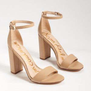 New Sam Edelman Nude Block Heel
